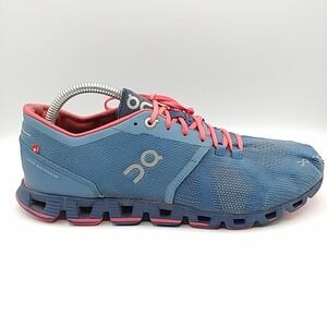 On Running Shoes‎ Womens 10 Blue Cloud X Athletic Sneakers CloudTec Training